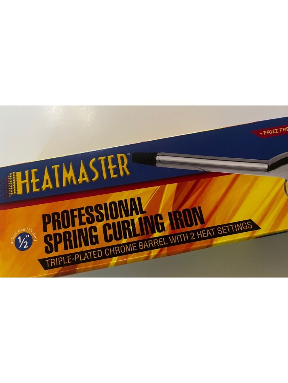 Vintage HeatMaster Professional Spring Curling Iron 1/2”  763102 Tested Works